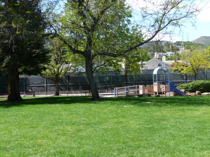 Monta Vista Park Grass/Play Equipment