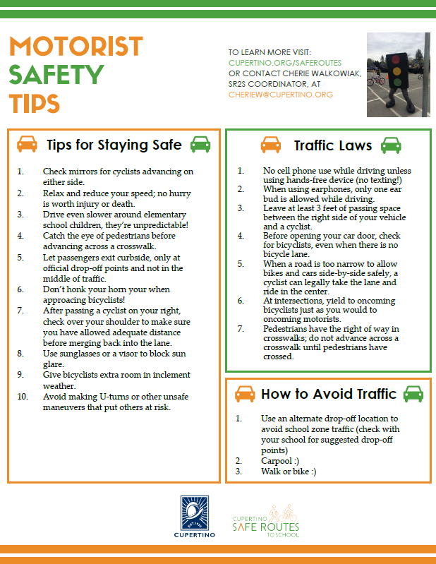 motorist tip sheet