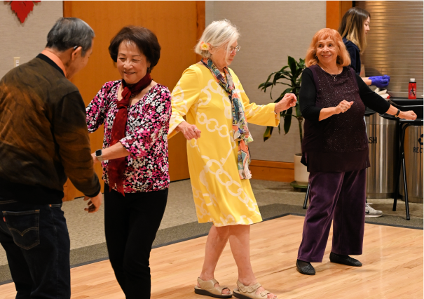 Members dancing