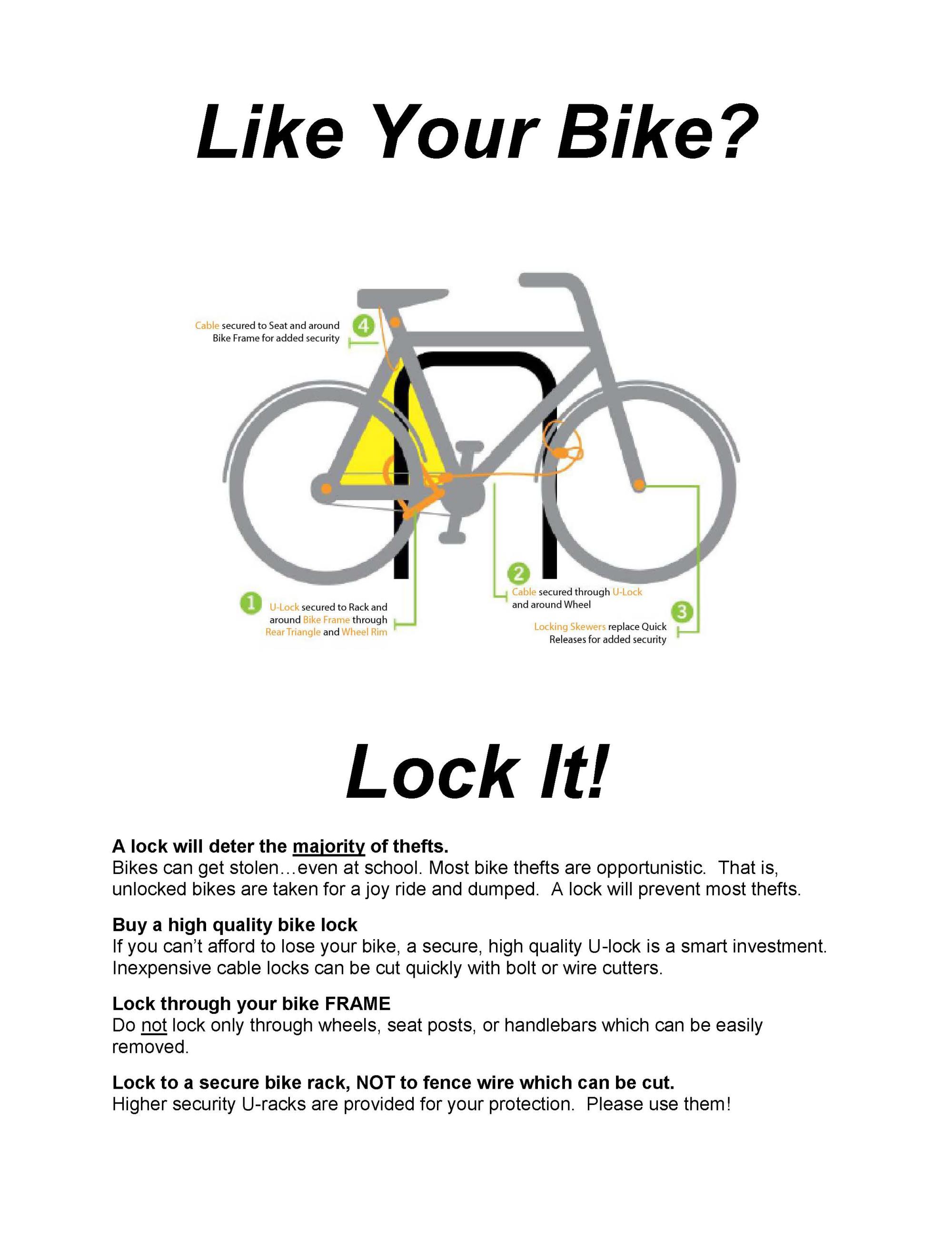 Lock Your Bike