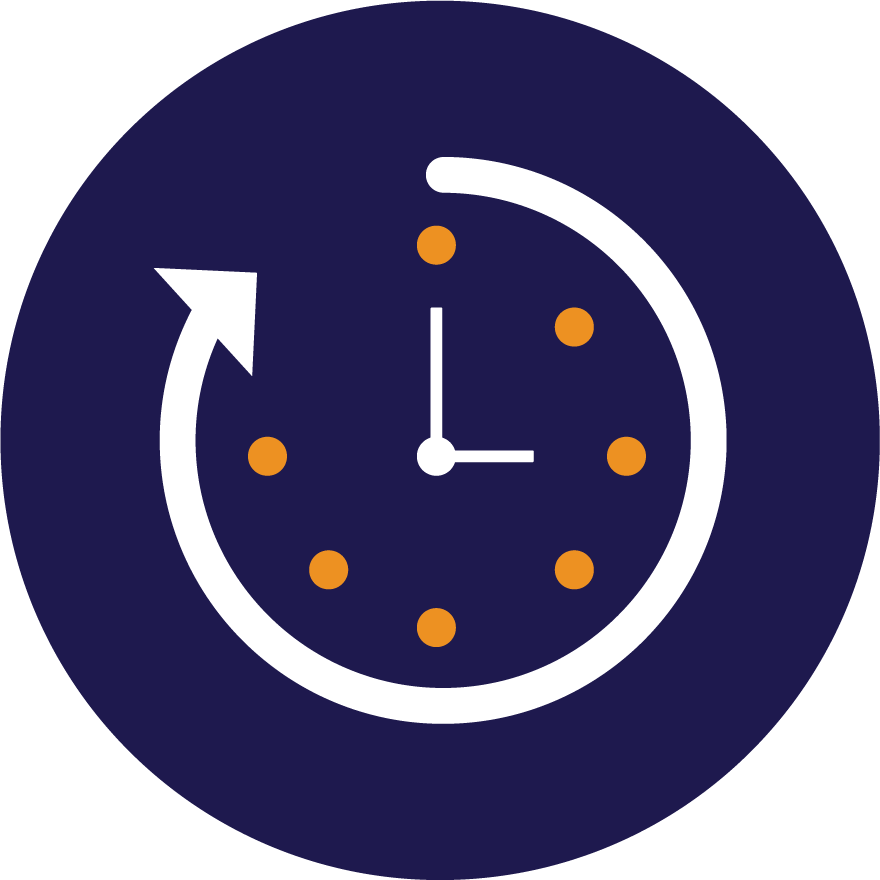 Clock Icon, Hours of Operation