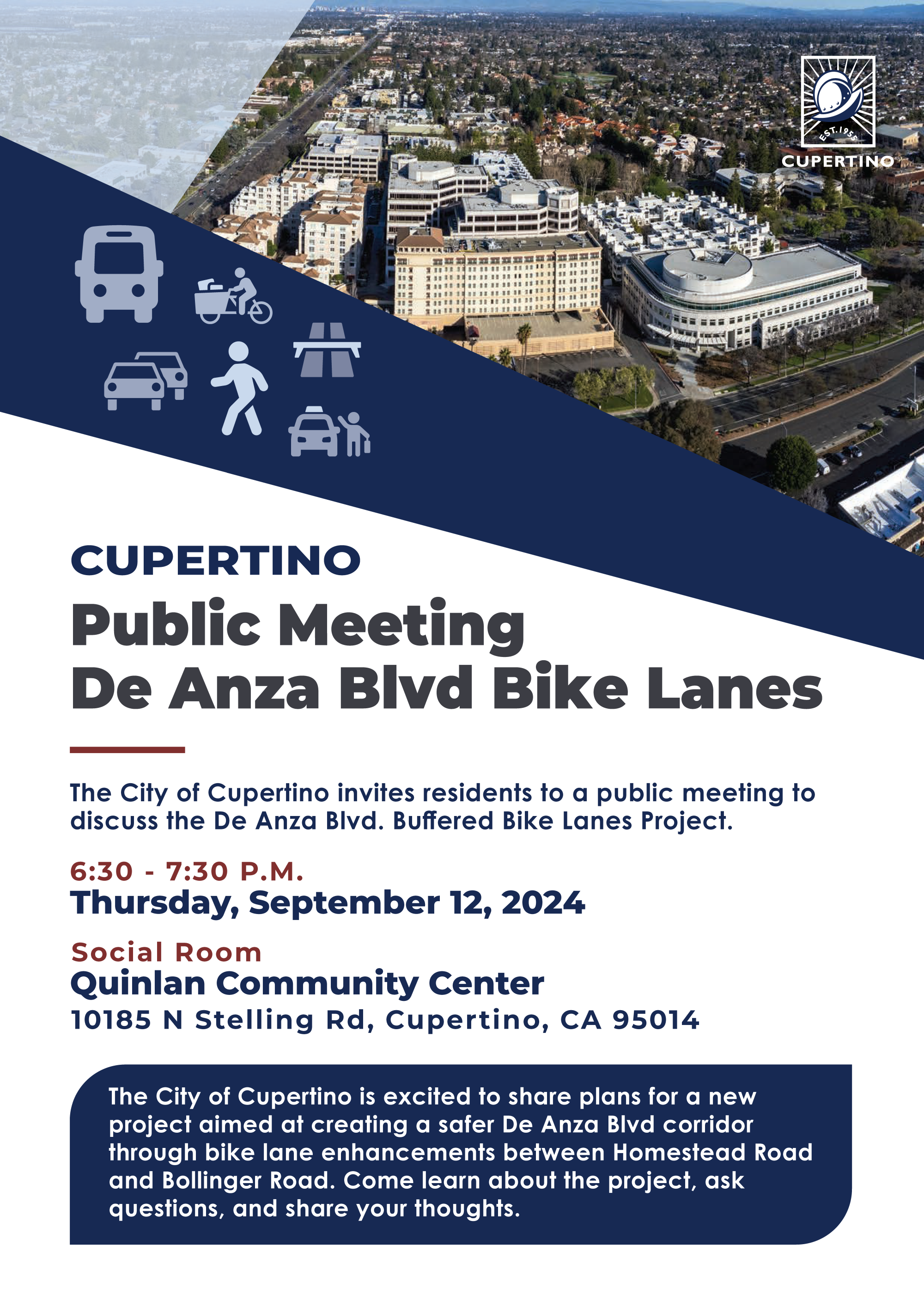 De Anza Bike Lanes 3