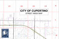 Cupertino Street Index Map image